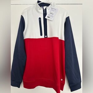 Men's Rhoback XL Red, White, and Blue Sweater